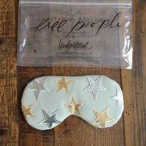 New, Free People leather eye mask